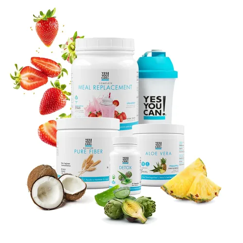 Miniatura 10 de Yes You Can! Kit Detox Plus, Sustituto de Comida de Fibra Pura para Limpieza Diaria, Mezcla para Bebida, Potenciador de Batido y Suplemento, Kit