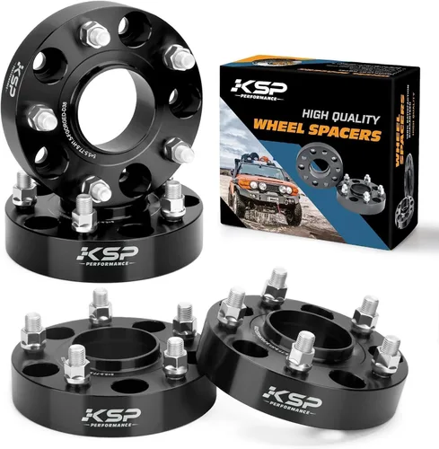KSP 5X5.5 Separadores de rueda para Ram 1500, 1.5 (1.496 in) 0.197 x 5.500 in a 0.197 x 5.500 in, espaciadores de rueda forjados centrados en bujes,