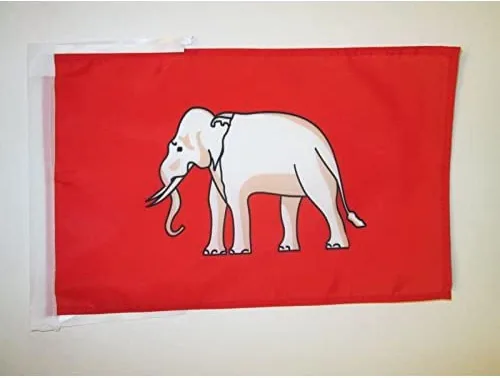 Miniatura 679 de Bandera de México AZ FLAG, 45.7 x 30.5 cm, con cordones - Pequeñas banderas mexicanas de 30 x 45 cm - Bandera de 45.7 x 30.5 cm