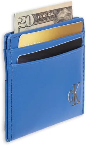 Miniatura 4 de Calvin Klein Juegos de cartera de cuero RFID delgado minimalista para hombre