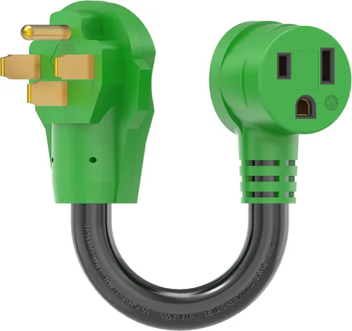 RVGUARD Cable adaptador para soldador de 12 pulgadas, NEMA 14-50P a 6-50R, adaptador de soldador de 50 amperios, verde