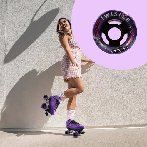 Miniatura 8 de Sure-Grip Twister Ruedas de patines Dureza 95A con 2.441 in x 1.654 in Fabricado con material de uretano – Ruedas deslizantes elegantes