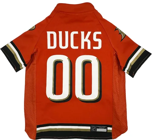 Miniatura 4 de Camiseta NHL Calgary Flames para perros y gatos, talla XL. ¡Deja que tu mascota sea un verdadero fanático de la NHL!