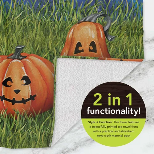 Miniatura 4 de Briarwood Lane Toalla de mano de gnomos de Halloween 26" x 18