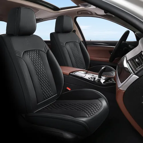 Miniatura 21 de Doogo Fundas de asiento de automóvil, fundas de asiento delantero para automóviles, protector universal de asiento de automóvil, fundas de asiento