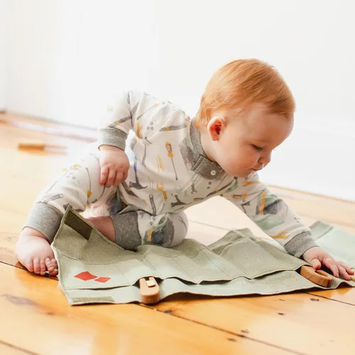 Miniatura 44 de Burt's Bees Baby - Pijama de una pieza para bebé, mameluco para dormir y jugar, algodón 100% orgánico, cremallera frontal