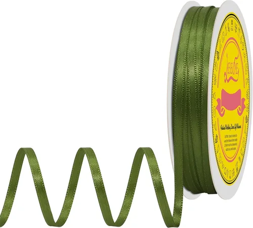 Miniatura 69 de Cinta de satén blanca antigua de doble cara de 1-1/2 pulgadas x 50 yardas, cinta de poliéster para envolver regalos, día de San Valentín, bodas