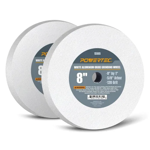Miniatura 9 de POWERTEC Aparador de ruedas de diamante para torneado y desbarbado, uso en rueda de esmeriladora de banco en muela de óxido de aluminio y muela