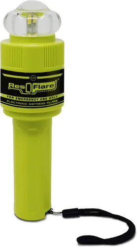 ACR ResQFlare Señal de emergencia electrónica E-Flare y bandera, reemplazo aprobado por USCG para bengalas pirotécnicas - ACR 3966