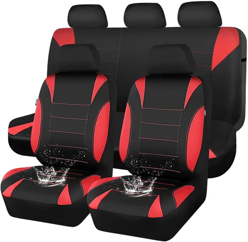 Miniatura 13 de CAR PASS Fundas de Asiento de Coche Impermeables Juegos Completos, Fundas de Asiento de Ajuste Universal para Coches, Juego de Fundas de Asiento