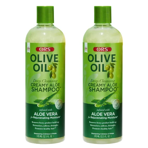 Miniatura 8 de ORS Champú cremoso de aloe con aceite de oliva con infusión de Aleo Vera 12.5 onzas