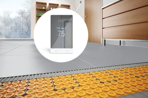 Miniatura 3 de Schluter Ditra-Heat-E-RS1 Termostato inteligente con sensores de suelo, seguimiento de energía, protección GFCI, ideal para calefacción de suelo