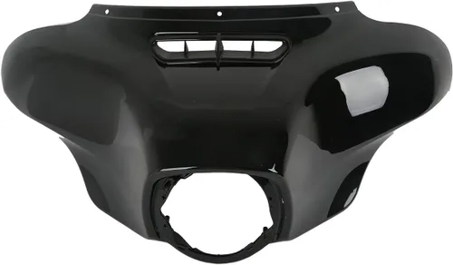 TCT-MOTORPARTS Carcasa Exterior de Plástico ABS en Negro Vivo para Harley Touring Street Glide Electra Glide Classic FLHT Tri Glide 2014-2023 Vivid
