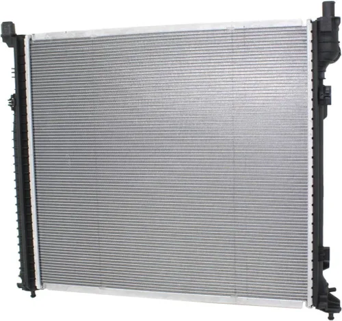 Miniatura 2 de Para Mercedes-Benz ML250 / ML350 / ML400 / ML550 Radiador 2012 13 14 2015 Núcleo de 1 fila Tanque de plástico Núcleo de aluminio MB3010173