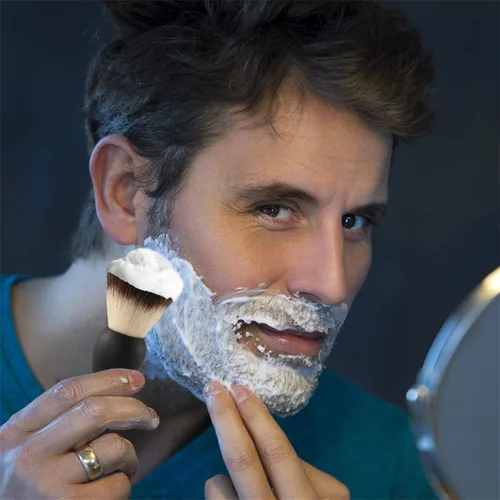 Miniatura 5 de Juego de brochas de afeitar para hombres, regalo del día del padre, incluye jabón de afeitar de 3.53 onzas, cepillo de afeitar para el cabello