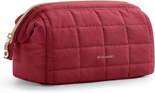 Miniatura 30 de Bagsmart - Estuche de Maquillaje para Viaje, Neceser de Artículos de Aseo Personal, Bolsa de maquillaje