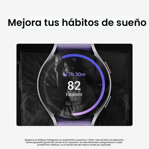Miniatura 2 de SAMSUNG Galaxy Watch 6 44mm Bluetooth Smartwatch con rastreador de fitness, zonas de frecuencia cardíaca personalizadas, coaching avanzado