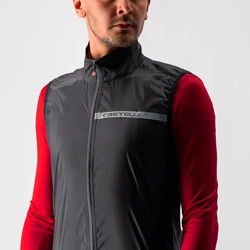 Miniatura 5 de Castelli Chaleco elástico de ciclismo Squadra para ciclismo de carretera y grava, ciclismo