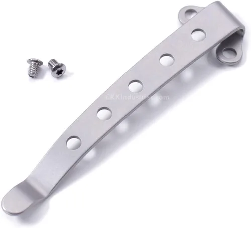 Miniatura 22 de EZSMITH (Modelo 1 Pinza de bolsillo universal - (Acabado táctico negro) - Pinza de bolsillo de repuesto para cuchillos plegables, teléfonos