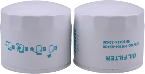 Miniatura 2 de 2 filtros de aceite HH164-32430 17321-32430 122-0185 compatibles con Kubota L M KH KX RTV modelos L2800 L2850 L2900 L2950 L3000 L3010 L3130 L422 40M