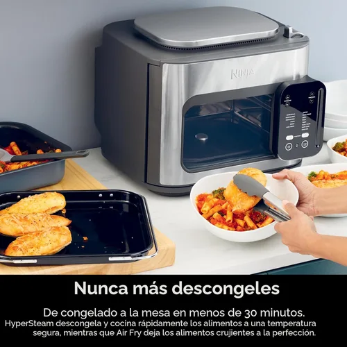 Miniatura 4 de Ninja Combi Multicocina, horno y freidora de aire, comidas completas en 15 minutos, funciones 14 en 1, cocina combinada + freír al aire, hornear