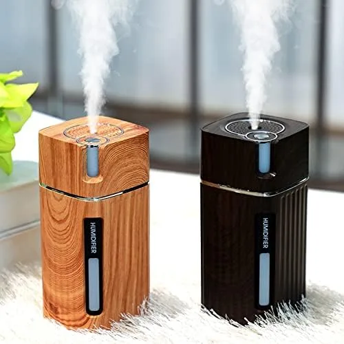 Miniatura 2 de Humidificador de escritorio de 10.1 fl oz, humidificador de aire portátil USB con luz, humidificador ultrasónico de escritorio, mini humidificador