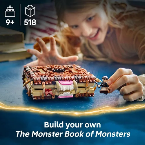Miniatura 2 de LEGO Harry Potter Libro de Monstruos Mordelón de Monstruos - Juego de Construcción para Niños - Juego de Simulación para Niños y Niñas, Edades 9+