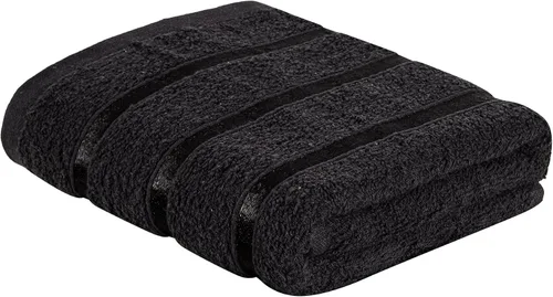 Miniatura 51 de A2Z Lujosas toallas de 100% algodón, color negro, 500 GSM, suaves, absorbentes, juego de 2 toallas faciales (11.8 x 11.8 in)