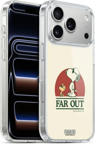 Miniatura 156 de Head Case Designs Funda de gel Woodstock 50th con licencia oficial de Peanuts Snoopy Guitar 1969 [protección de grado militar] compatible con Apple