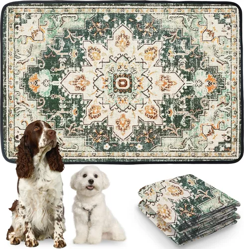Miniatura 16 de PatiencET Almohadillas lavables para orina para perros y gatos, 72 x 72 pulgadas, súper absorbentes, a prueba de fugas, reutilizables, 1 almohadilla