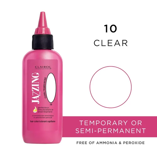 Miniatura 2 de Clairol Professional Jazzing Semi-Permanent Hair Color with Shiny, Vibrant Results for All Hair Textures No.010 Transparente
