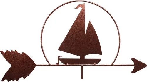 Miniatura 5 de SWEN Products Veleta náutica veleta (estaca de jardín incluida)