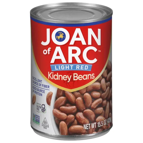Miniatura 16 de Joan of Arc Beans, Riñón rojo claro, sin sal añadida, 15.5 onzas (paquete de 12)