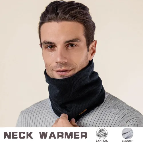 Miniatura 4 de DARCHEN Polaina de cuello polar de invierno [paquete de 2/4/6], calentador de cuello de esquí para clima frío, correr, esquí, pesca..