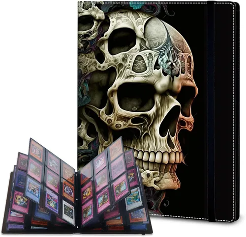 Miniatura 9 de Rossy Carpeta de tarjetas con 4 bolsillos, carpeta de tarjetas intercambiables, álbum de colección de tarjetas, para 160 tarjetas, carpeta