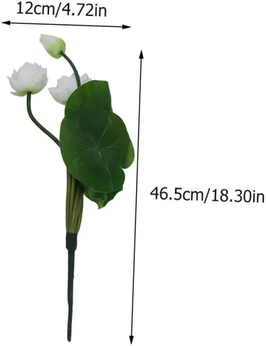 Miniatura 6 de DECHOUS 3 piezas de flores falsas de seda artificiales para decoración del hogar, ornamento falso de seda para el hogar