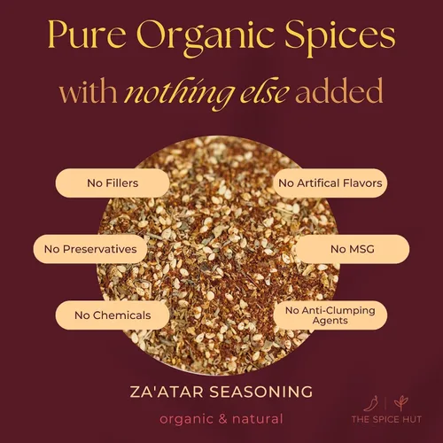 Miniatura 3 de Za'atar Seasoning Zaatar Mezcla de especias de Oriente Medio, The Spice Hut, 2 onzas