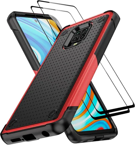 Miniatura 26 de Jeylly Funda protectora para Xiaomi Redmi Note 9 Pro, Redmi Note 9 Pro Max para mujeres y hombres, a prueba de caídas a prueba de golpes de grado
