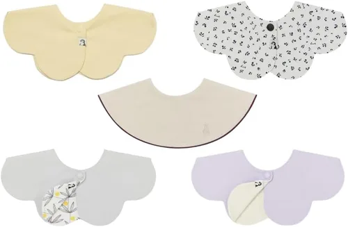 Miniatura 15 de Konny Baby Bib 3/5/7-Pack Set, 360 ° Rotate, Soft and Absorbent Drooling for Toddler Boys Girls Baby Essentials