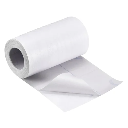Miniatura 8 de uxcell Cinta de grano de madera, 3.94 pulgadas x 16.41 pies, adhesivo de papel de pared autoadhesivo para pared, esquina, mesa, puerta, sofá, rojo