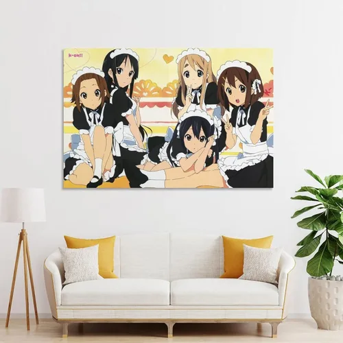 Miniatura 3 de Póster de anime K-on, pintura decorativa, lienzo, arte de pared, póster de sala de estar, regalos para dormitorio, pintura de 12 x 18 pulgadas