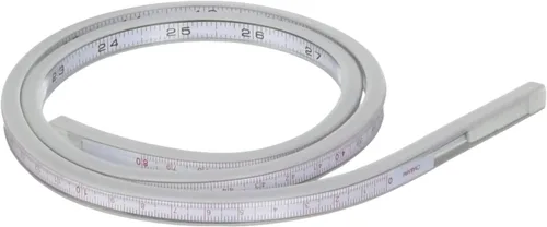 Miniatura 7 de ALVIN - A1044-40, Truflex, curva flexible de aluminio ligero, regla de dibujo multiusos para dibujo, planificación y diseño, ideal para estudiantes