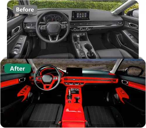 Miniatura 5 de HORRY Funda para reposabrazos de consola central adecuada para Honda Civic de 11ª generación 2023 2022, accesorios ABS antiarañazos, caja