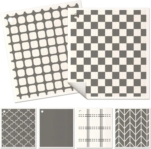 Miniatura 12 de Miss Adola 6 unidades de paños suecos para cocina - paños reutilizables para lavar platos, toallas de cocina absorbentes, lindas y divertidas, Bohemi