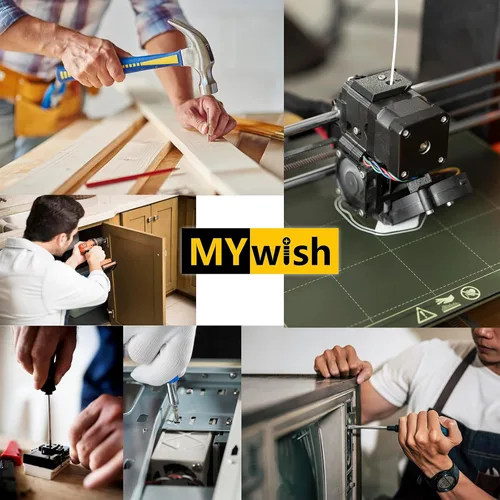 Miniatura 7 de Mywish Kit surtido de 380 tuercas y tornillos M4, 304 tornillos métricos, tornillos métricos, tornillos métricos, arandelas de bloqueo plano y SIiver