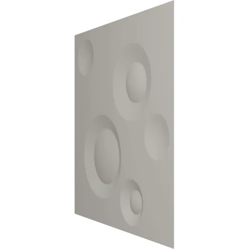 Miniatura 4 de Ekena Millwork 11 7/8 pulgadas de ancho x 11 7/8 pulgadas de alto, Cole EnduraWall decorativo 3D, beige ahumado