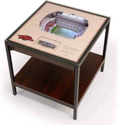 Miniatura 21 de YouTheFan NCAA - Mesa auxiliar iluminada StadiumView de 25 capas
