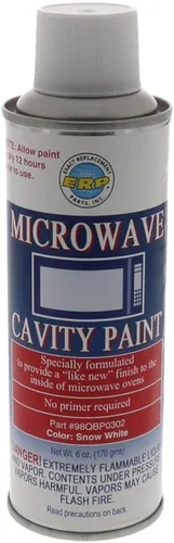Miniatura 3 de 98QBP0302 PINTURA DE LA CAVIDAD DEL HORNO MICROONDAS EN BLANCO DE NIEVE