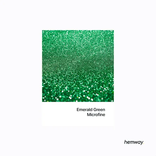 Miniatura 2 de Hemway Purpurina metálica para automóviles MICROFINE 1/256" .004" 0.1mm 100 micras, aditivo de pintura en escamas metálicas 100 g para uso con Verde