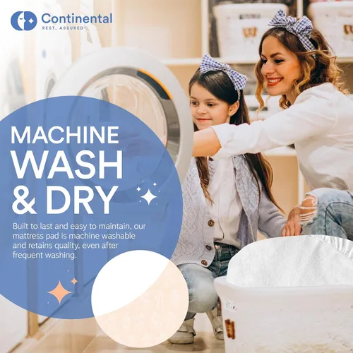 Miniatura 9 de Continental Bedding Protector de colchón de tela de rizo cómodo y protección impermeable